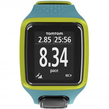 TomTom Runner Watch GPS de Mano, Hombres, Turquesa y Verde, M