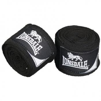 Londsdale Stretch/Mexican - Vendas de boxeo, color negro, talla M