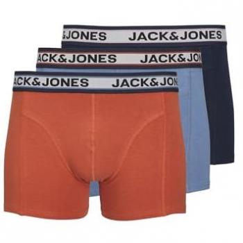 Jack & Jones Men's 3-Pack Marco Solid Boxer Shorts