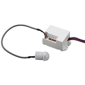 Sensor de Movimiento Infrarrojo Recesado 360° IP20 para Iluminación LED - Modelo VT-8022