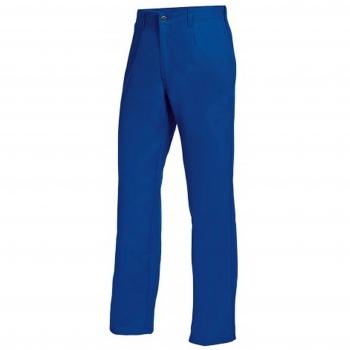 BP 1473-060-13-58 - Pantalones de trabajo con parte trasera elástica, 300,00 g/m², algodón puro, color azul real, 58