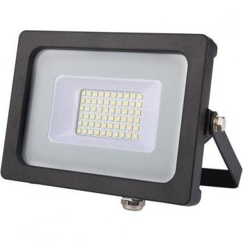 Proyector LED 20W 1800lm Luz Fría IP65 Exterior Orientable Negro