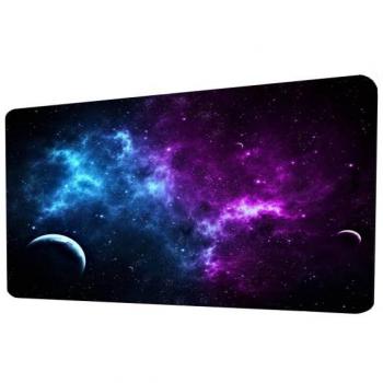 Alfombrilla para Ratón XXL Profesional Galaxy (80 x 30 cm) con Base Antideslizante - Ideal para Gamer