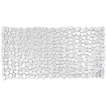 WENKO Alfombra interior baño Paradise transparente, Cloruro de polivinilo, 36 x 71 cm, Transparente