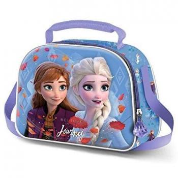Karactermania Frozen 2 Journey - Bolsa Portameriendas 3D, Multicolor, Un tamaño