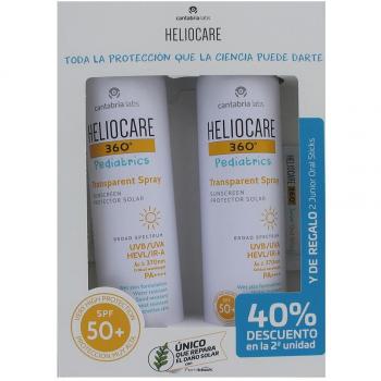 HELIOCARE 360º Pediatrics Transparent Spray SPF 50+ Duplo Pack (2 x 200ml)