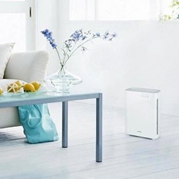 Klarstein Vita Pure 2G - 5 funciones - Purificador de aire - Ionizador - Filtro HEPA de 5 capas: Filtracion 99,97% - Hasta 50 m² - Lámpara UV-C - Bajo consumo - Silencioso
