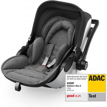Evoluna i-Size 2 Grey Melange Grey Melange Icy Grey