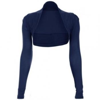 De la Mujer manga larga jersey Bolero encoge de hombros, tallas S - XXXL),