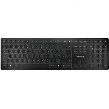 Teclado Inalámbrico Cherry KW 9100 Slim QWERTY Inglés Bluetooth y RF Negro