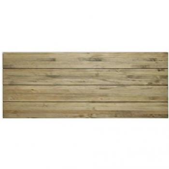 Cabecero Vintage de Madera 180x60cm con 4 Paneles Horizontales