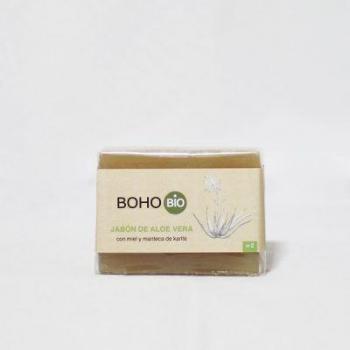 Jabón Orgánico Boho con Aloe Vera, Miel y Manteca de Karité de 100g
