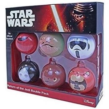Star Wars Juego de bolas de Navidad, con diseño de El retorno del Jedi