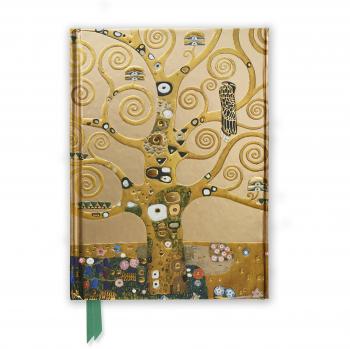 Libreta Premium DIN A5 Árbol de la Vida de Gustav Klimt con encuadernación artística y cierre magnético