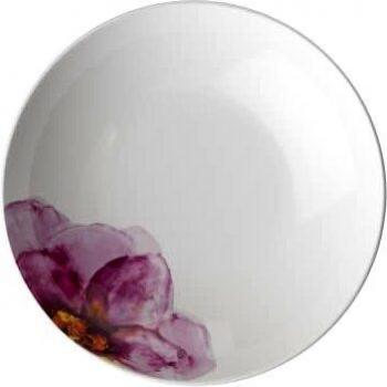 Plato hondo de pasta y sopa Rose Garden Villeroy & Boch, diámetro 24 cm, apto para lavavajillas