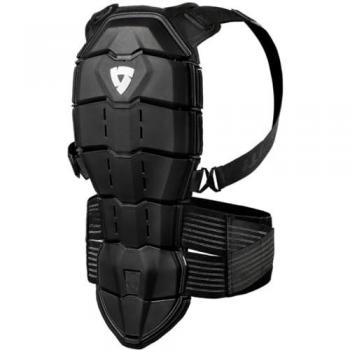 REV'IT! Protector de Espalda See+ - Negro, Tipo: Protector de espalda, Características: Certificación CE Nivel 2, Diseño ergonómico, Material flexible y ligero, Excelente transpirabilidad, Compatible con varias chaquetas REV