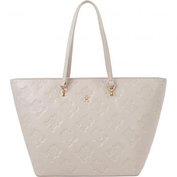 Bolso shopper Tommy Hilfiger con estampado Monogram y cremallera