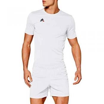 Le Coq Sportif N°1 Training Short Rugby Pantalón Corto, Hombre, Optical White, 2XL