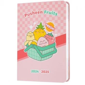 Agenda Escolar 2024/2025 Semana Vista Pocket 17 Meses Pusheen Fruits Erik Rosa