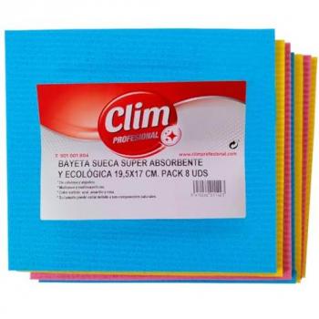 Bayeta Sueca Ecológica Súper Absorbente de Celulosa y Algodón - Pack 8 Uds Colores Surtidos