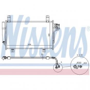 Condensador de aire acondicionado Nissens 940327