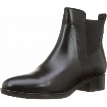 Geox Felicity Women's Leather Ankle Boots, Black