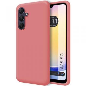 Funda Silicona Líquida Ultra Suave Rosa para Samsung Galaxy A25 5G