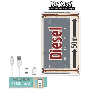 Becool® - Batería Externa Power Bank 4000 mah + Gratis 1 cable USB-MicroUsb