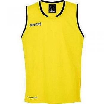 Camiseta Baloncesto Niño/a Spalding Move Tank Top 300214008, Color Lima Amarillo/Negro, Talla 164, Unisex
