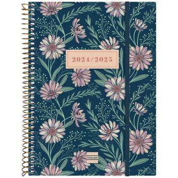 Agenda Anual 18 Meses Espiral E10 SVH 24-25 Daisy
