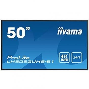 IIYAMA Pantalla IPS de 50 Pulgadas, 3840 x 2160, 4 K, UHD, Paisaje y Retrato