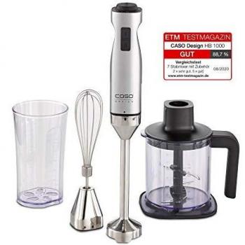 Caso HB 1000 - Powerful 1000W Hand Blender with Multi-Function Accessories