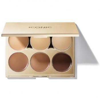 ICONIC London Multi-Use Sculpting Contour Palette 12g - Versatile Face Contouring and Highlighting Kit