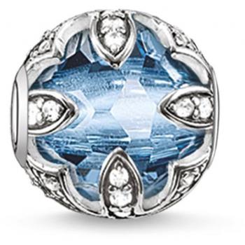 Thomas Sabo Blue Lotus Bead Charm Pendant