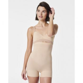 Spanx - Pantalón faja corto de talle alto