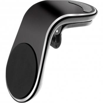 Soporte Universal de Coche para Smartphone Muvit For Change Magnético de Salida de Aire en Color Negro