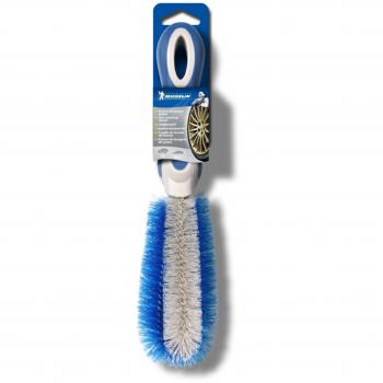 Michelin Cepillo limpiador para llantas con cerdas resistentes, mango ergonómico y diseño antideslizante