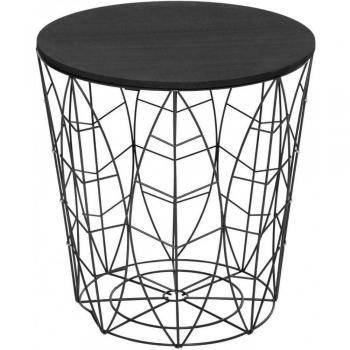 Mesa de Centro Kumi 40 cm en Color Negro