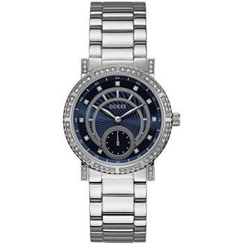 Guess Reloj Analógico para Mujer de Cuarzo con Correa en Acero Inoxidable W1006L1