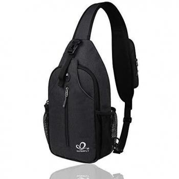 Waterfly Mochila Cruzada Pecho Mochila Bandolera para Ciclismo Senderismo Casual Hombre y Mujer