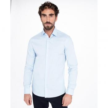 Calvin Klein Classic Slim Fit Poplin Dress Shirt for Men