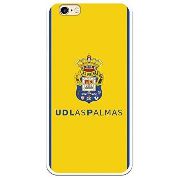 Funda Original Licenciada para iPhone 6-6S con Escudo de Las Palmas y Fondo Amarillo