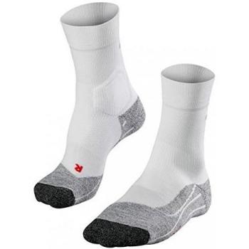 Falke RU3 Comfort Running Socks Men - White, FALKE Men's RU3 Comfort M SO Lyocell Functional Yarn Anti-Blister 1 Pair Running Socks, White (White-Mix 2020), Size 8-9
