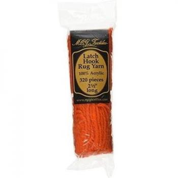 Latch Hook Rug Yarn -Bright Orange