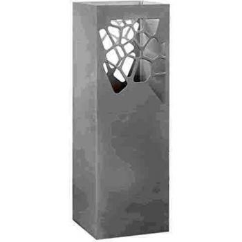 vidaXL Umbrella Stand Stones Steel White
