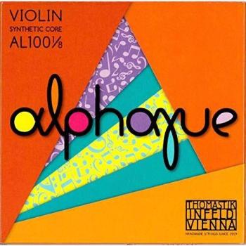 Thomastik Cuerdas para violín ALPHAYUE alma en nylon, juego 1/8, escala 240mm / 9.4“