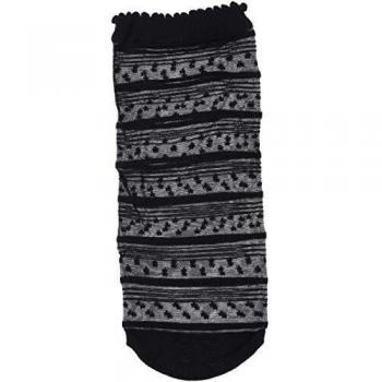 Dim Style Tobillero Fantasía Calcetines, Negro