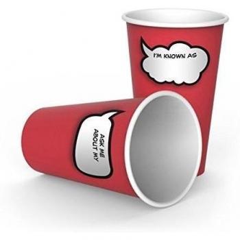 Fred CHIT CHATS write-on vasos de papel