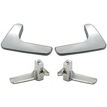 A-Z-Parts Germany 797 Abridor de Puerta de la Manija de Puerta Interior Juego de Reparación Cromo