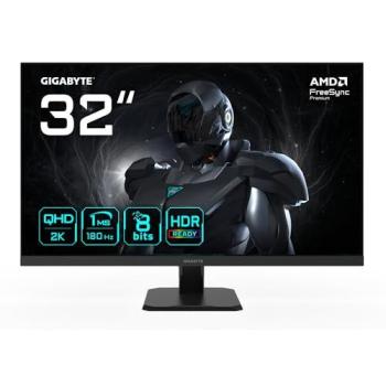Monitor Gaming GIGABYTE GS32QA 32” QHD - 2560 x 1440, 180Hz, 1ms, FreeSync Premium, HDR Ready, HDMI 2.0, DisplayPort